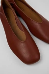 Camper Casi Myra Flat In Burgundy