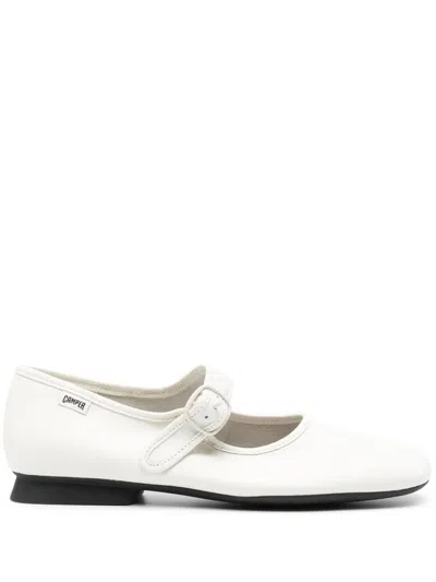 CAMPER CASI MYRA LEATHER BALLERINA SHOES