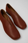 Camper Casi Myra Leather Ballet Flat In Brown, Women's At Urban Outfitters