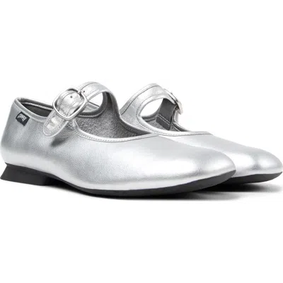 Camper Casi Myra Mary Jane Flat In Gray