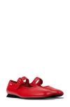 Camper Casi Myra Mary Jane Flat In Red