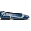 Camper Casi Myra Cloud-print Leather Ballet Flats In Multi