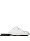 Camper Pelotas Ariel Twins Mismatched Mule In White