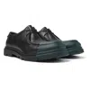 Camper Junction Leather Derby Shoes In Black