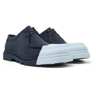 Camper Junction Derby Shoes In Nero