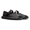 Camper Leather Ballerina Shoes In Black