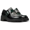 Camper Milah Platform Monk Strap Shoe In Black,grey,green