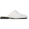 Camper Pelotas Ariel Twins Mismatched Mule In White