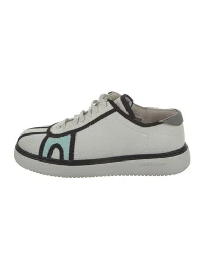 Pre-owned Camper Colorblock Pattern Sneakers In White