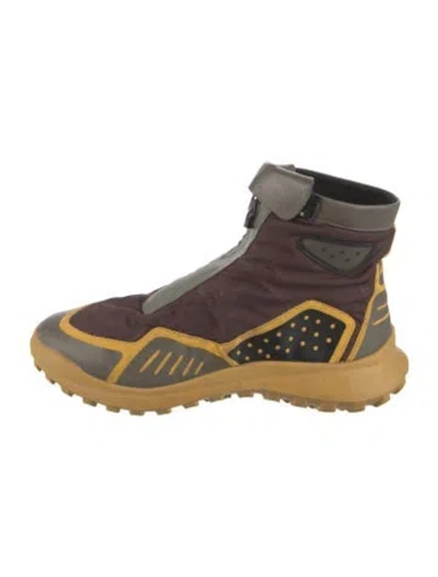 Pre-owned Camper Colorblock Pattern Sock Boots