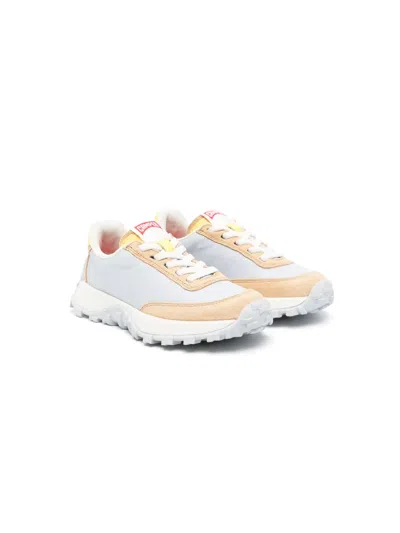 Camper Kids' Colour-block Lace-up Sneakers In Grey