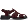 Camper Dana In Burgundy