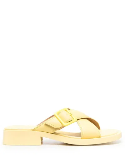Camper Dana 30mm Sandals In Yellow