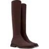 Camper Dana Booties In Burgundy