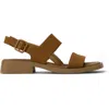 Camper Dana Buckle Strap Sandals In Brown