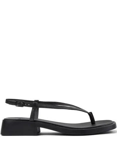 Camper Dana Buckle-fastening Sandals In Black