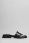 Camper Dana Flats In Black Leather
