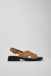 Camper Dana Slingblack Sandal In Brown
