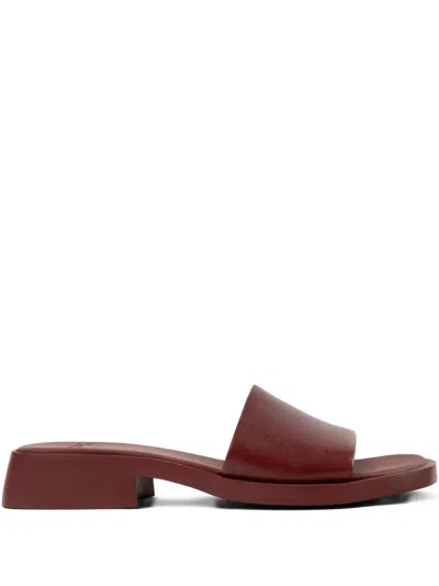 Camper Dana Open-toe Sandals In Burgundy