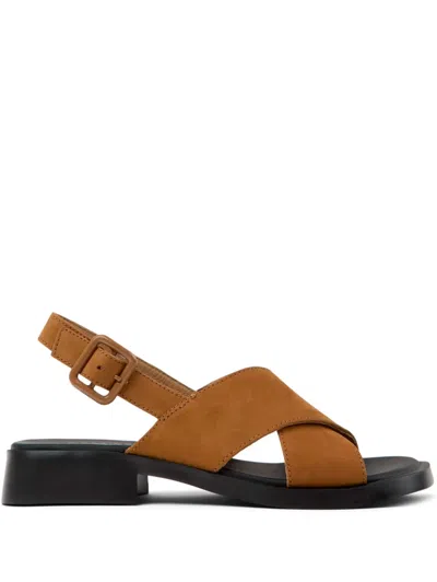 Camper Dana Sandals In 褐色