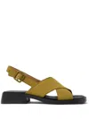 Camper Dana Sandals In Green