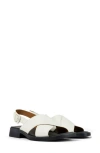 Camper Dana Slingblack Sandal In White Natural