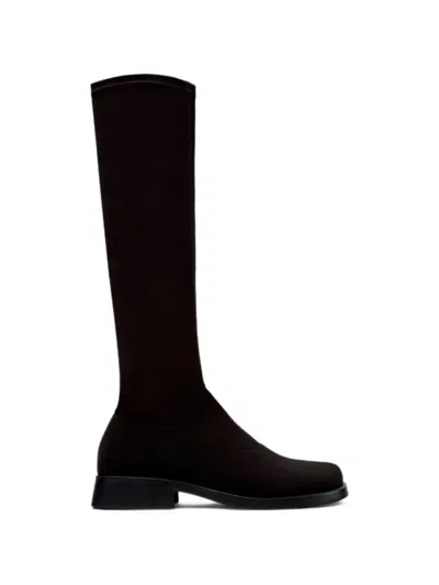 Camper Dana Square-toe Boots In Black