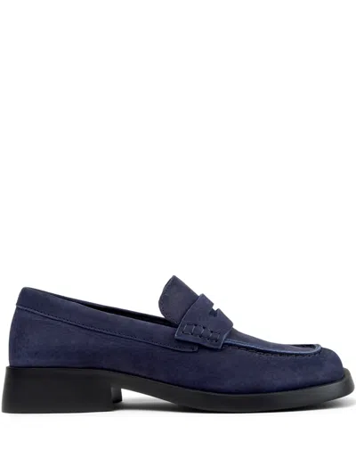 Camper Dana Loafer Aus Wildleder In Blue