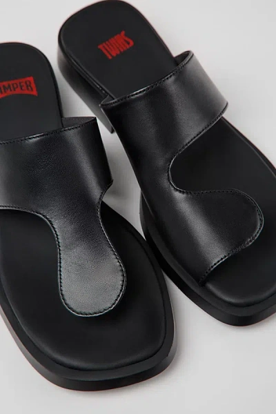 Camper Dana Thong Sandal In Black, Women's At Urban Outfitters