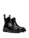 Camper Dea Elasticated-side Ankle Boots In Black