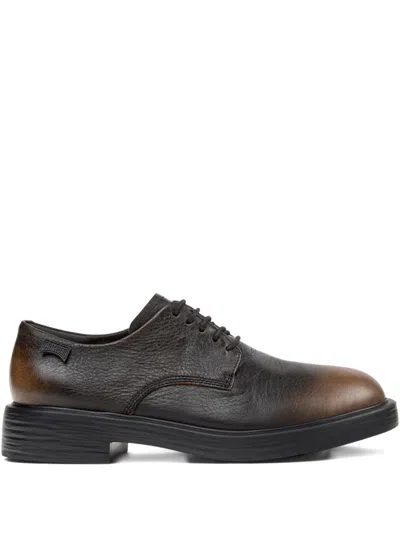 Camper Dea Lace-up Leather Shoes In Black