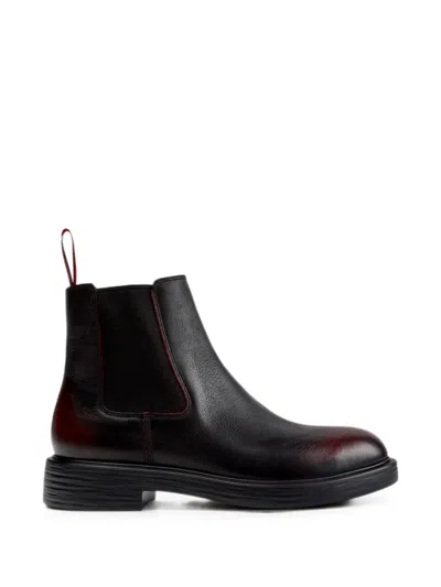 Camper Dean Ankle Boots In Black