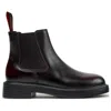 Camper Dean Ankle Boots In Burgundy