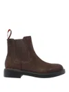 Camper Dean Ankle Boots In Brown Suede In Brown
