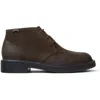 Camper Dean Lace-up Nubuck-leather Desert Boots In Brown