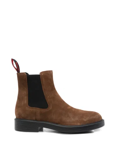 Camper Dean Chelsea Boots In Brown