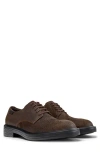 Camper Dean Lace-up Nubuck Leather Shoes In Brown