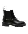 Camper Dean Elasticated-panel Pull-tab Chelsea Boots In Black