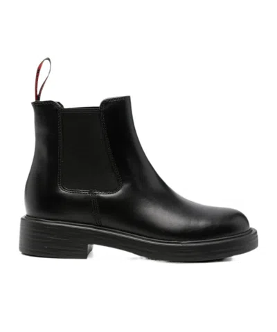 CAMPER DEAN ELASTICATED-PANEL PULL-TAB CHELSEA BOOTS