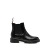 Camper Dean Elasticated-panel Pull-tab Chelsea Boots In Black