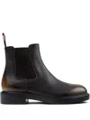 Camper Dean Leather Chelsea Boots In Brown