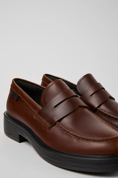 Camper Dean Leather Loafer In Brown, Women's At Urban Outfitters In Multi