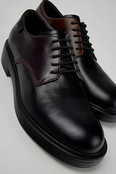 Camper Dean Leather Oxford Shoe In Oyster, Men's At Urban Outfitters In Gray