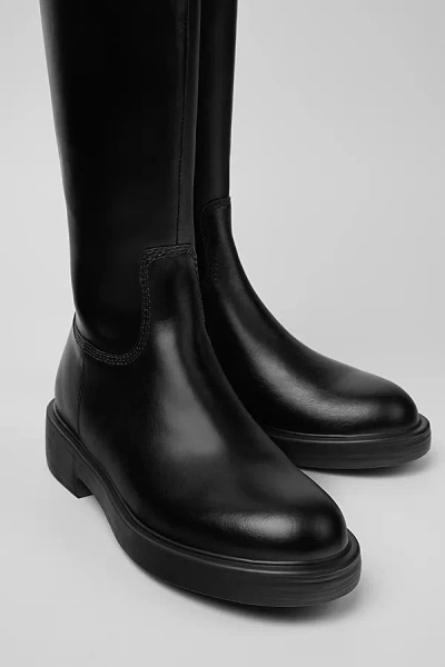 Camper Dean Leather Zip-up Boot In Black, Women's At Urban Outfitters In Multi