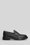 Camper Dean Loafers In Black Leather In Black