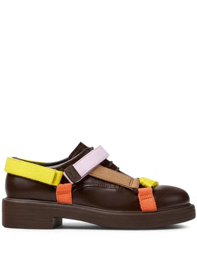 Camper Dean Oxford Shoes In Marrone