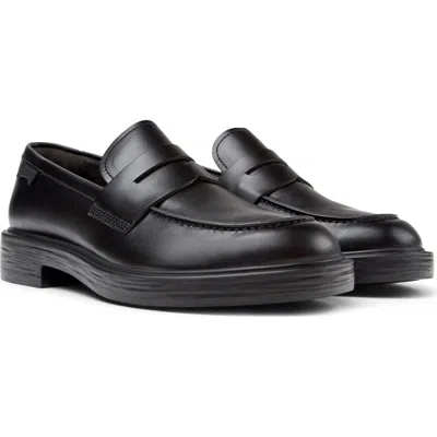 Camper Dean Penny Loafer In Black