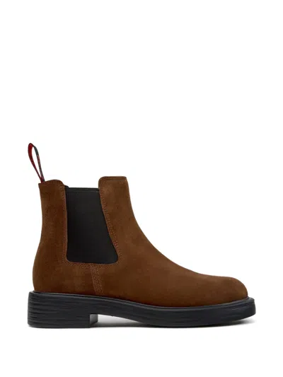 Camper Dean Suede Ankle Boots In Brown