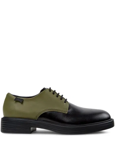 Camper Dean Twins Derby Shoes In Black