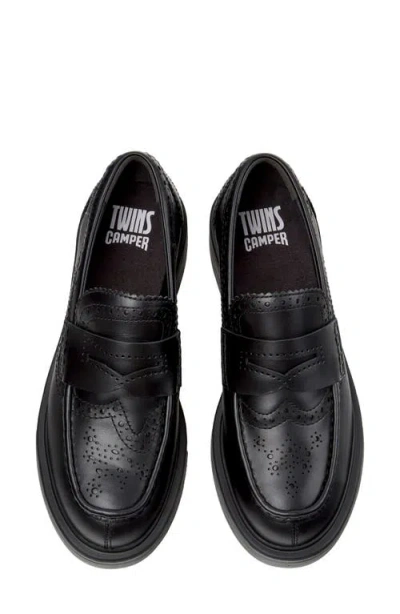 Camper Dean Twins Loafer In Black